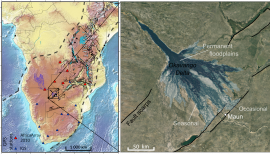 Le Delta de l’Okavango (Botswana) à travers la déformation de sa surface : de l’hydrologie à la tectonique Le Delta de l’Okavango (Botswana) à travers la déformation de sa surface : de l’hydrologie à la tectonique