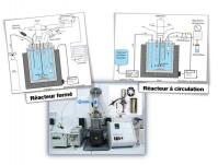 Réacteur de cinétique de dissolution/précipitation.