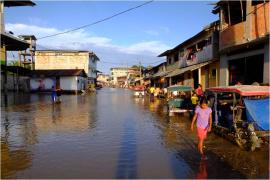 Inondation à Zarameriza (Haut Marañón)